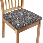 Glen Plaid Patchwork Pattern Print Chair Cushion Cover