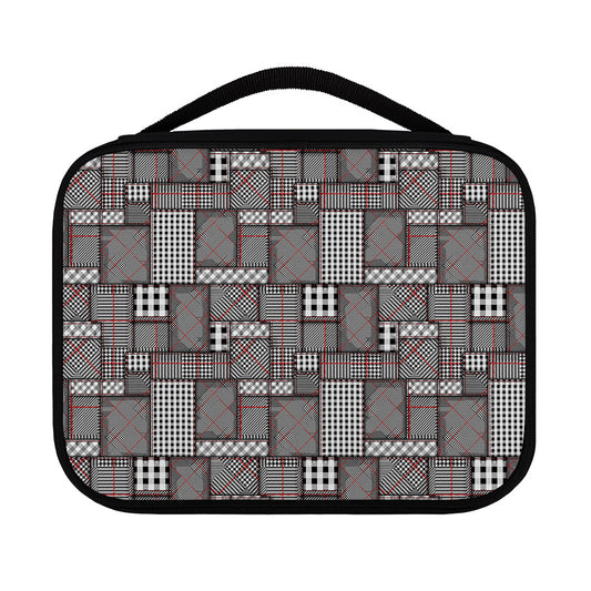 Glen Plaid Patchwork Pattern Print Classic Bible Case