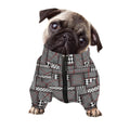 Glen Plaid Patchwork Pattern Print Dog Zip Up Jacket