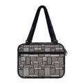 Glen Plaid Patchwork Pattern Print Double Strap Bible Bag