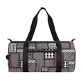 Glen Plaid Patchwork Pattern Print Gym Bag