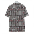 Glen Plaid Patchwork Pattern Print Hawaiian Shirt