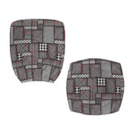 Glen Plaid Patchwork Pattern Print Office Chair Cover