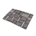 Glen Plaid Patchwork Pattern Print Pet Cooling Mat Cover