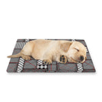 Glen Plaid Patchwork Pattern Print Pet Cooling Mat Cover