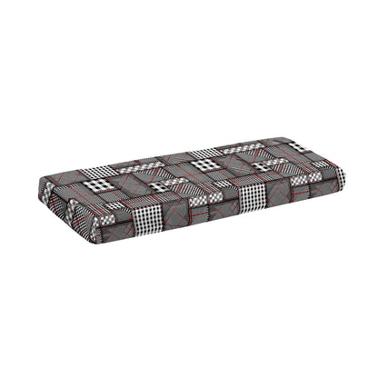 Glen Plaid Patchwork Pattern Print Piano Keyboard Cover