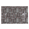 Glen Plaid Patchwork Pattern Print Placemat