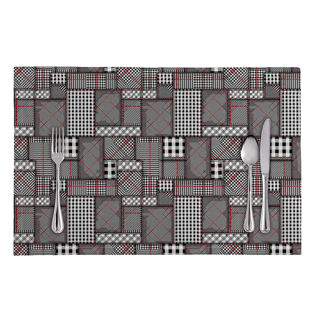 Glen Plaid Patchwork Pattern Print Placemat