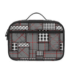 Glen Plaid Patchwork Pattern Print Portable Lunch Bag