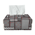 Glen Plaid Patchwork Pattern Print Rectangle Tissue Box Cover