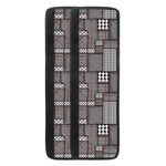 Glen Plaid Patchwork Pattern Print Refrigerator Handle Covers