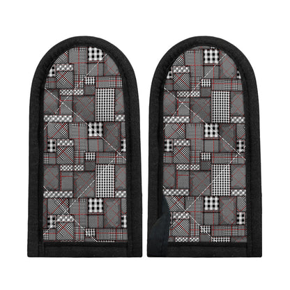 Glen Plaid Patchwork Pattern Print Skillet Handle Cover