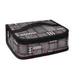 Glen Plaid Patchwork Pattern Print Small Lunch Bag