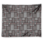 Glen Plaid Patchwork Pattern Print Tapestry