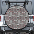 Glen Plaid Patchwork Pattern Print Tire Cover