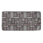 Glen Plaid Patchwork Pattern Print Towel
