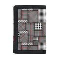 Glen Plaid Patchwork Pattern Print Trifold Wallet