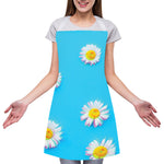 Glitch Daisy Flower Print Adjustable Apron