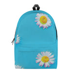 Glitch Daisy Flower Print Backpack