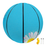 Glitch Daisy Flower Print Basketball
