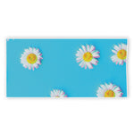 Glitch Daisy Flower Print Beach Towel