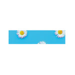 Glitch Daisy Flower Print Bed Runner