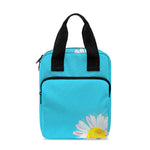 Glitch Daisy Flower Print Bible Tote Bag
