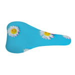 Glitch Daisy Flower Print Bicycle Seat Cover