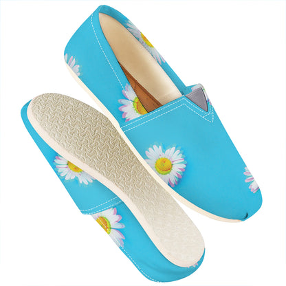 Glitch Daisy Flower Print Casual Shoes