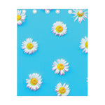 Glitch Daisy Flower Print Curtain