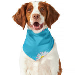 Glitch Daisy Flower Print Dog Bandana