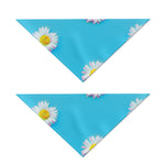 Glitch Daisy Flower Print Dog Bandana