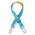 Glitch Daisy Flower Print Dog Seat Belt