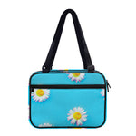 Glitch Daisy Flower Print Double Strap Bible Bag