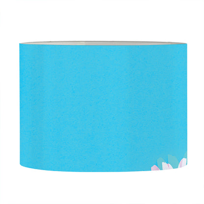 Glitch Daisy Flower Print Drum Lamp Shade