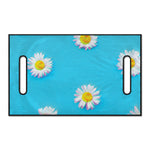 Glitch Daisy Flower Print Golf Cart Seat Cover