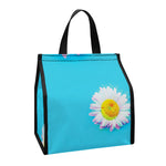 Glitch Daisy Flower Print Insulated Lunch Tote