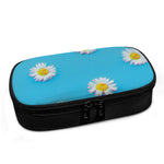 Glitch Daisy Flower Print Insulin Cooler Travel Case