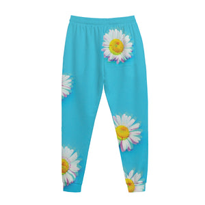Glitch Daisy Flower Print Jogger Pants
