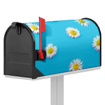 Glitch Daisy Flower Print Mailbox Cover