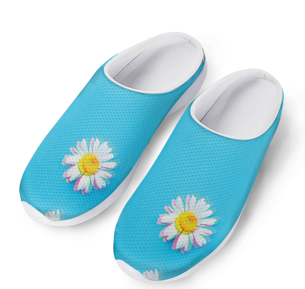Glitch Daisy Flower Print Mesh Casual Shoes