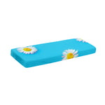 Glitch Daisy Flower Print Piano Keyboard Cover