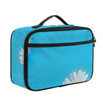 Glitch Daisy Flower Print Portable Lunch Bag