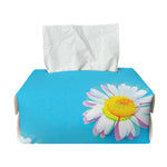 Glitch Daisy Flower Print Rectangle Tissue Box Cover