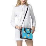 Glitch Daisy Flower Print Shoulder Handbag