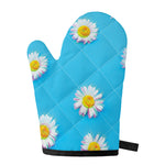 Glitch Daisy Flower Print Single Oven Mitt