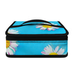 Glitch Daisy Flower Print Small Lunch Bag