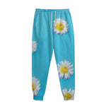 Glitch Daisy Flower Print Sweatpants