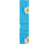 Glitch Daisy Flower Print Table Runner