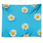 Glitch Daisy Flower Print Tapestry